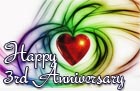 3rd anniversary wishes