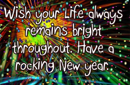 Wishing a rocking new year